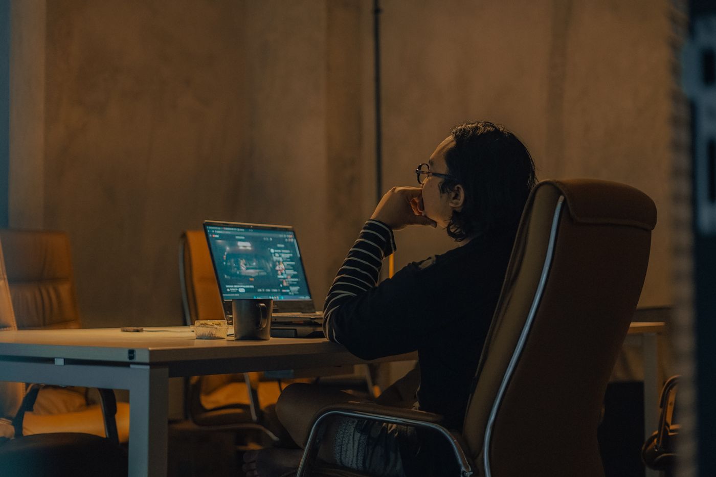 Building AI systems late at night in our Ja-Ela studio